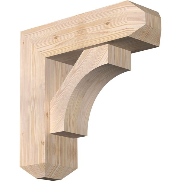 Ekena Millwork Westlake Craftsman Smooth Bracket w/ Offset Brace, Douglas Fir, 7 1/2"W x 24"D x 24"H BKT0806X24X24WTL04SDF - main